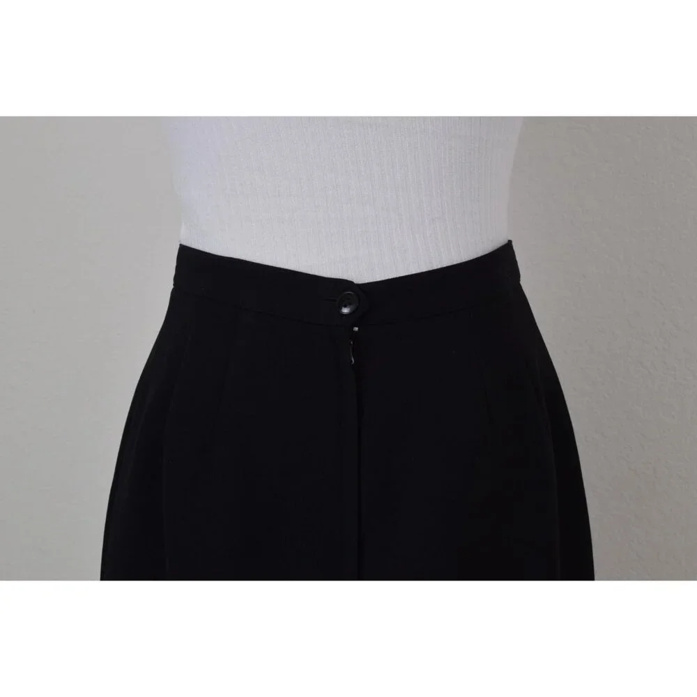 Vintage 90s Black Pencil Skirt size‎ 8P